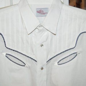 Vintage  cowboy ,western style dress shirt